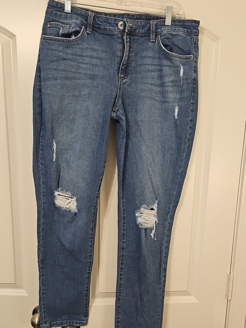 INC International Concepts Mid Rise Straight Jeans - Blue